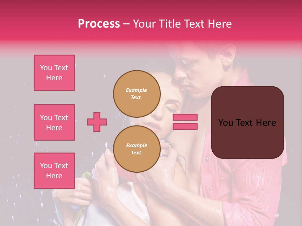 Photo Wetting Female PowerPoint Template