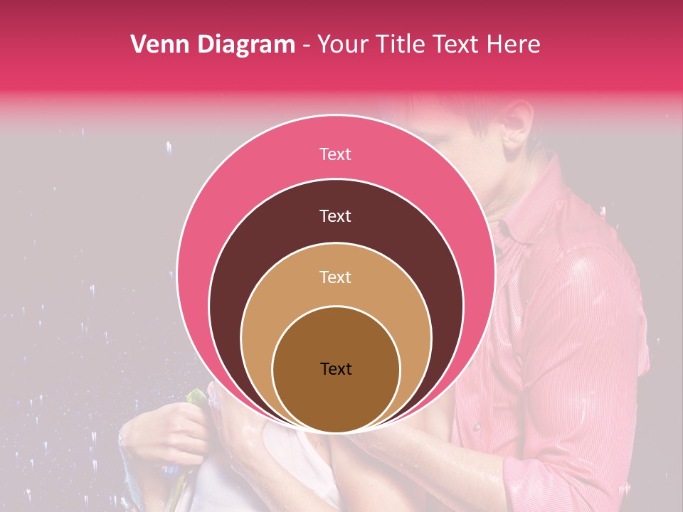 Photo Wetting Female PowerPoint Template