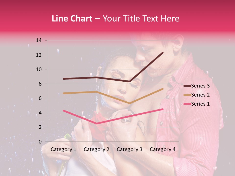 Photo Wetting Female PowerPoint Template