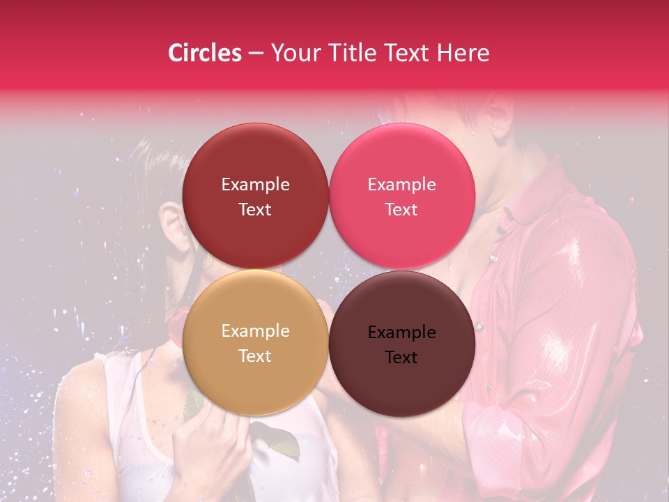 Rain Wetting Eye Closed PowerPoint Template