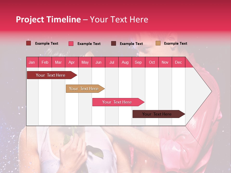 Rain Wetting Eye Closed PowerPoint Template