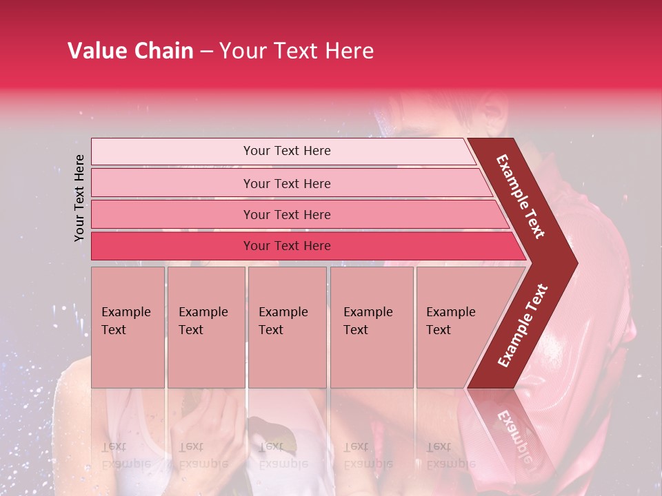 Rain Wetting Eye Closed PowerPoint Template