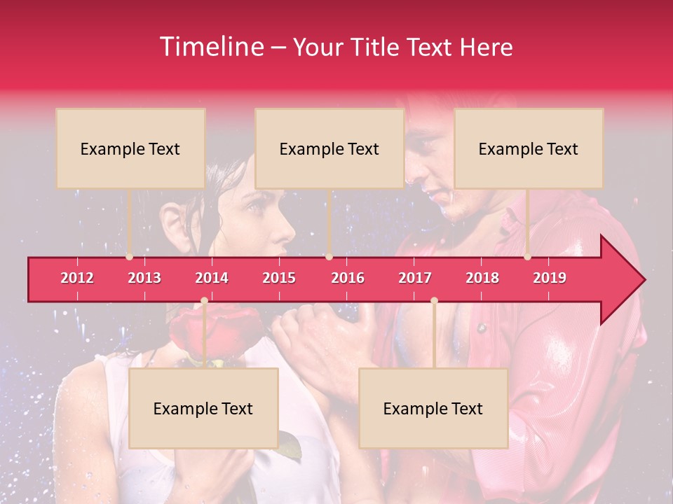 Rain Wetting Eye Closed PowerPoint Template
