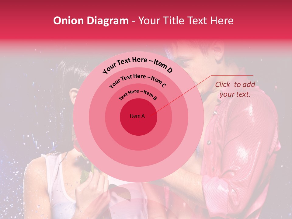 Rain Wetting Eye Closed PowerPoint Template