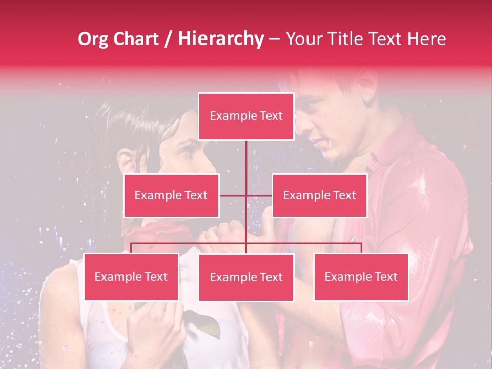 Rain Wetting Eye Closed PowerPoint Template