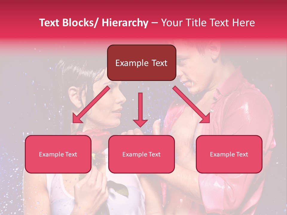 Rain Wetting Eye Closed PowerPoint Template