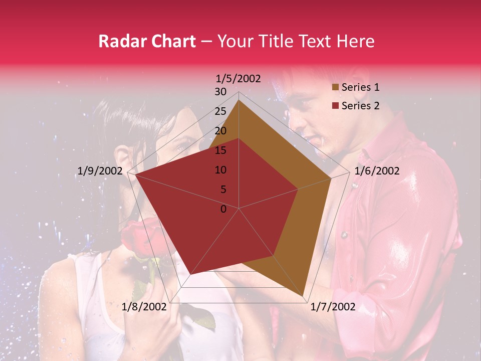 Rain Wetting Eye Closed PowerPoint Template