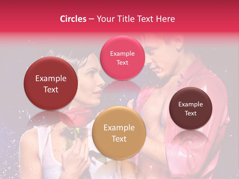 Rain Wetting Eye Closed PowerPoint Template