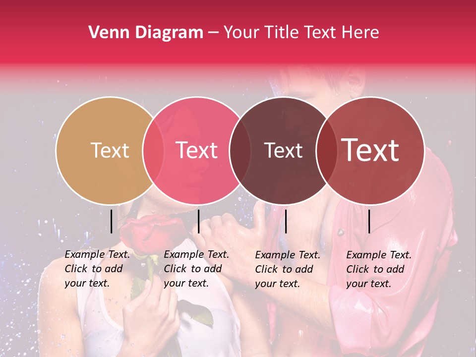 Rain Wetting Eye Closed PowerPoint Template