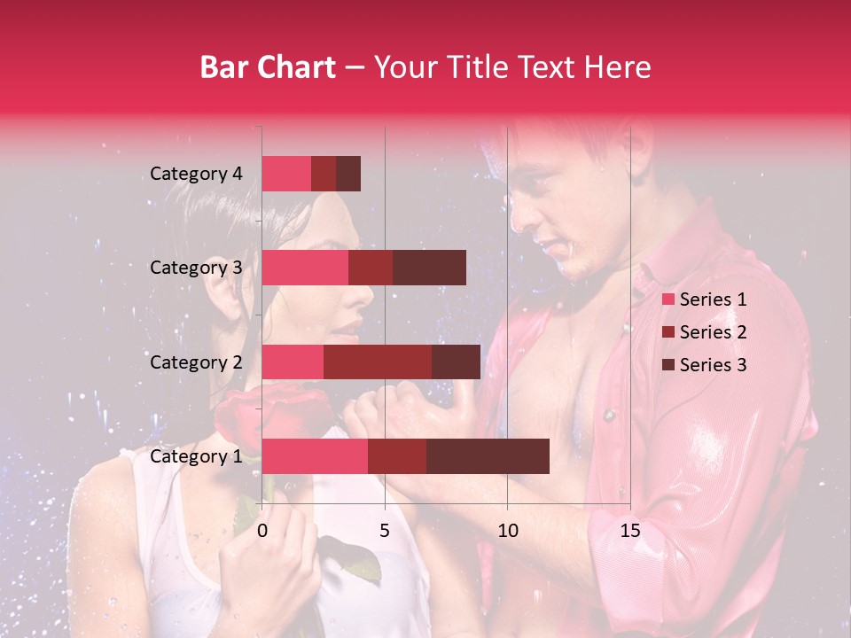 Rain Wetting Eye Closed PowerPoint Template