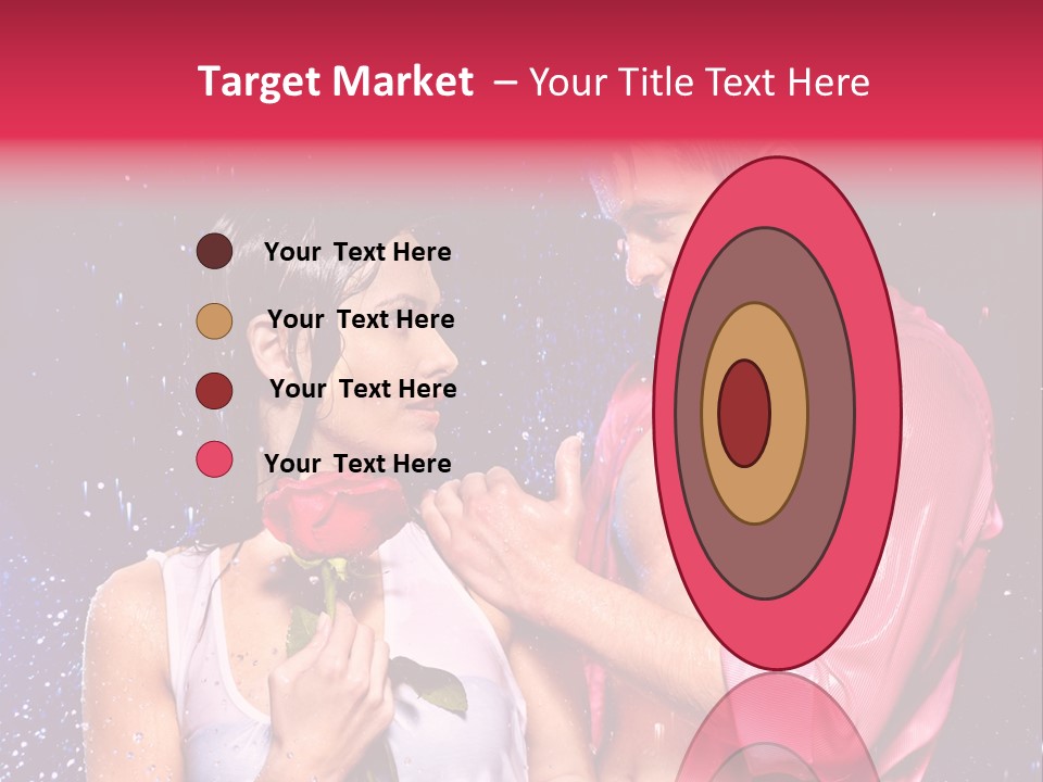 Rain Wetting Eye Closed PowerPoint Template