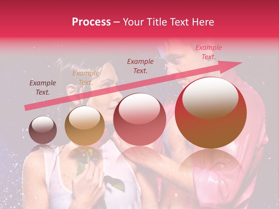 Rain Wetting Eye Closed PowerPoint Template