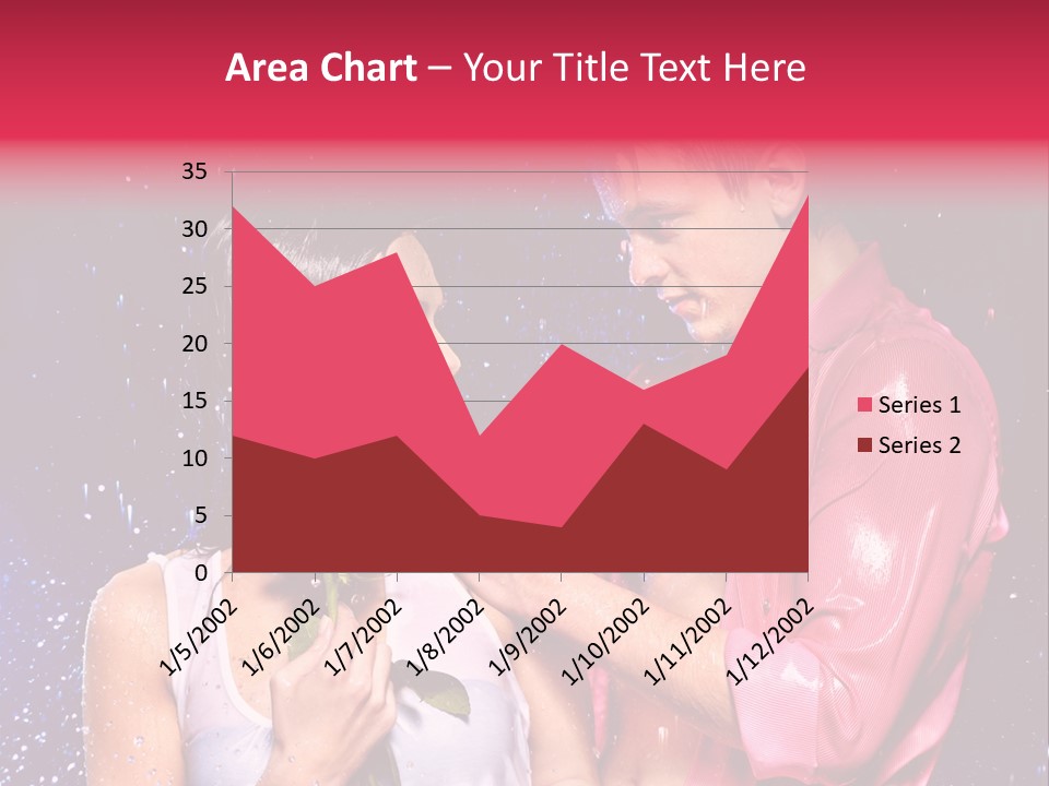 Rain Wetting Eye Closed PowerPoint Template