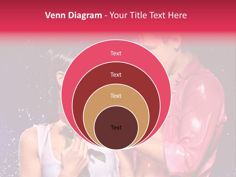 Rain Wetting Eye Closed PowerPoint Template
