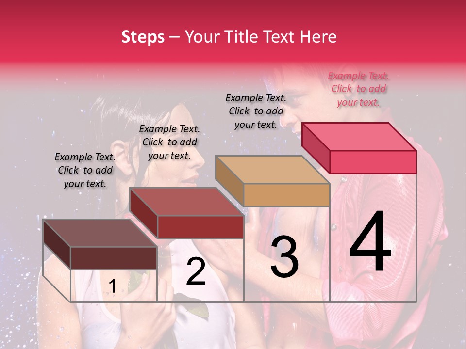 Rain Wetting Eye Closed PowerPoint Template