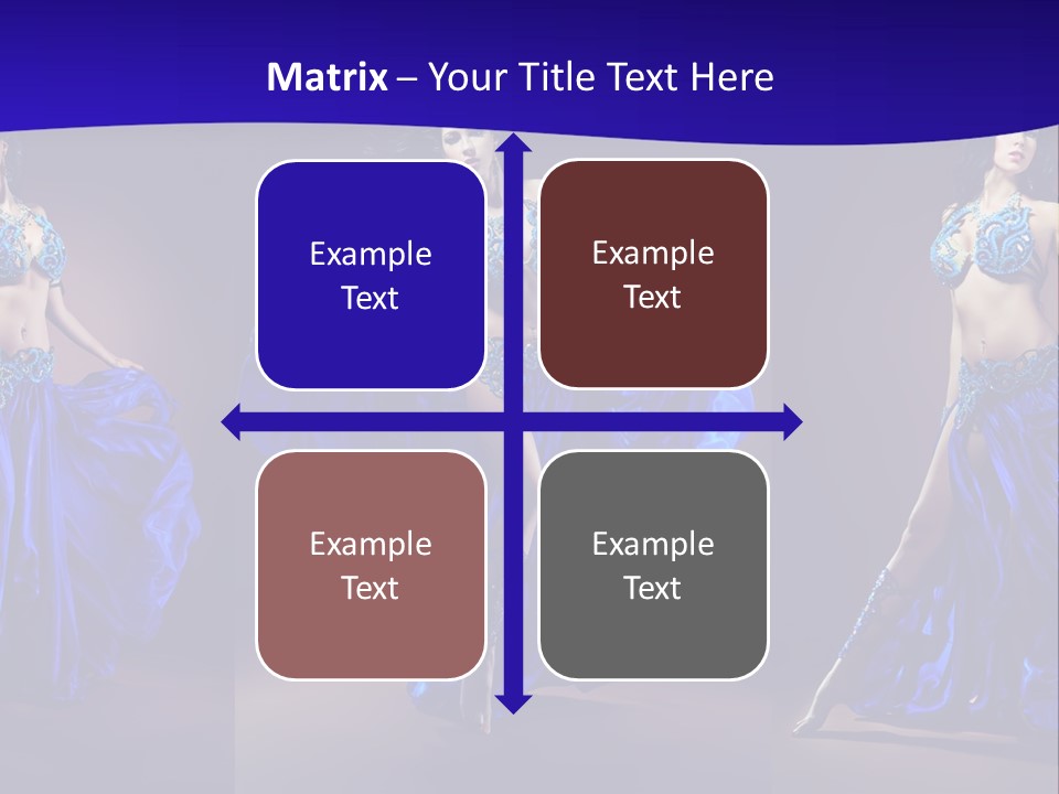 Oriental Dance Arabic Abdomen PowerPoint Template