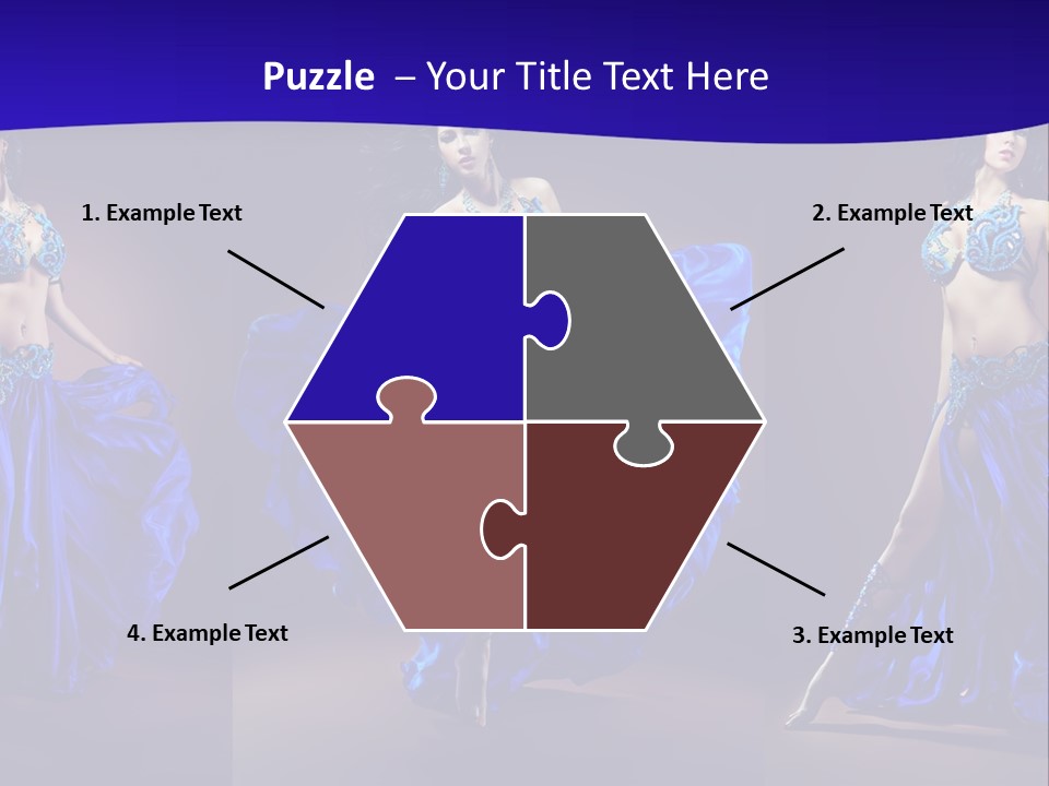 Oriental Dance Arabic Abdomen PowerPoint Template