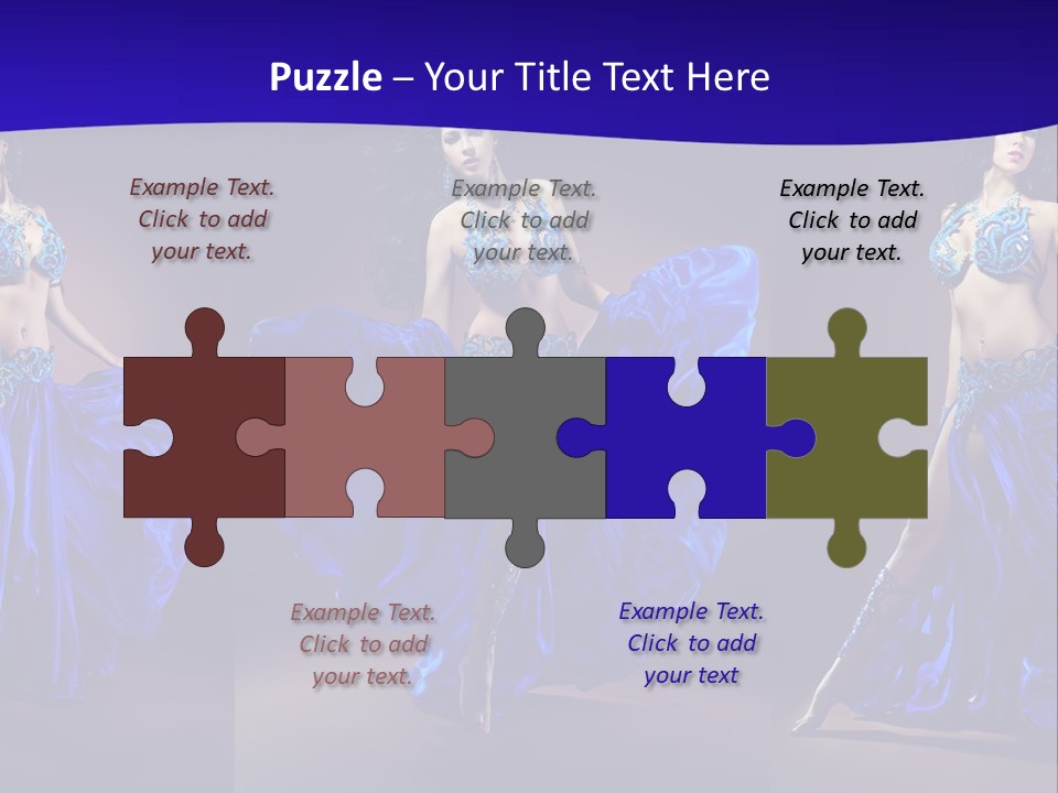 Oriental Dance Arabic Abdomen PowerPoint Template