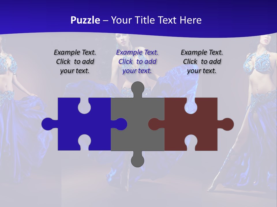 Oriental Dance Arabic Abdomen PowerPoint Template