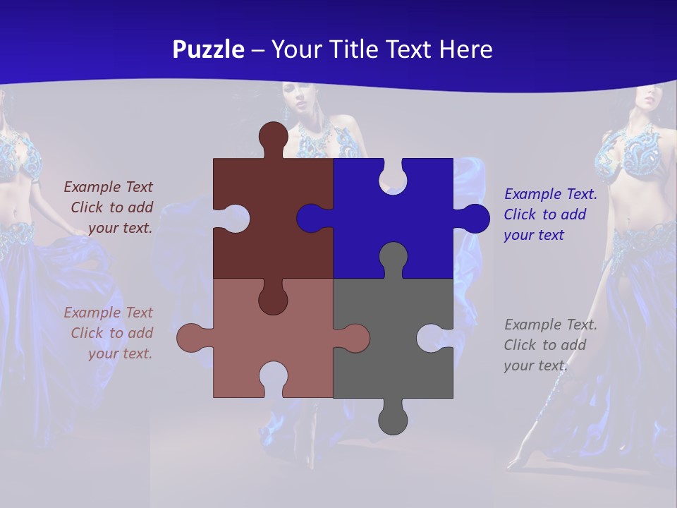 Oriental Dance Arabic Abdomen PowerPoint Template