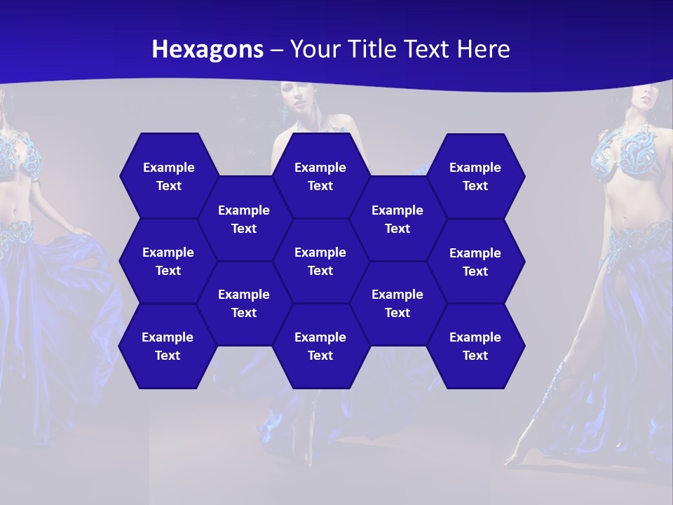 Oriental Dance Arabic Abdomen PowerPoint Template