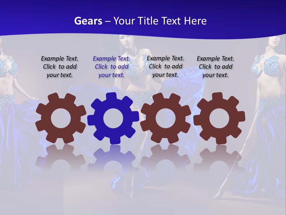 Oriental Dance Arabic Abdomen PowerPoint Template