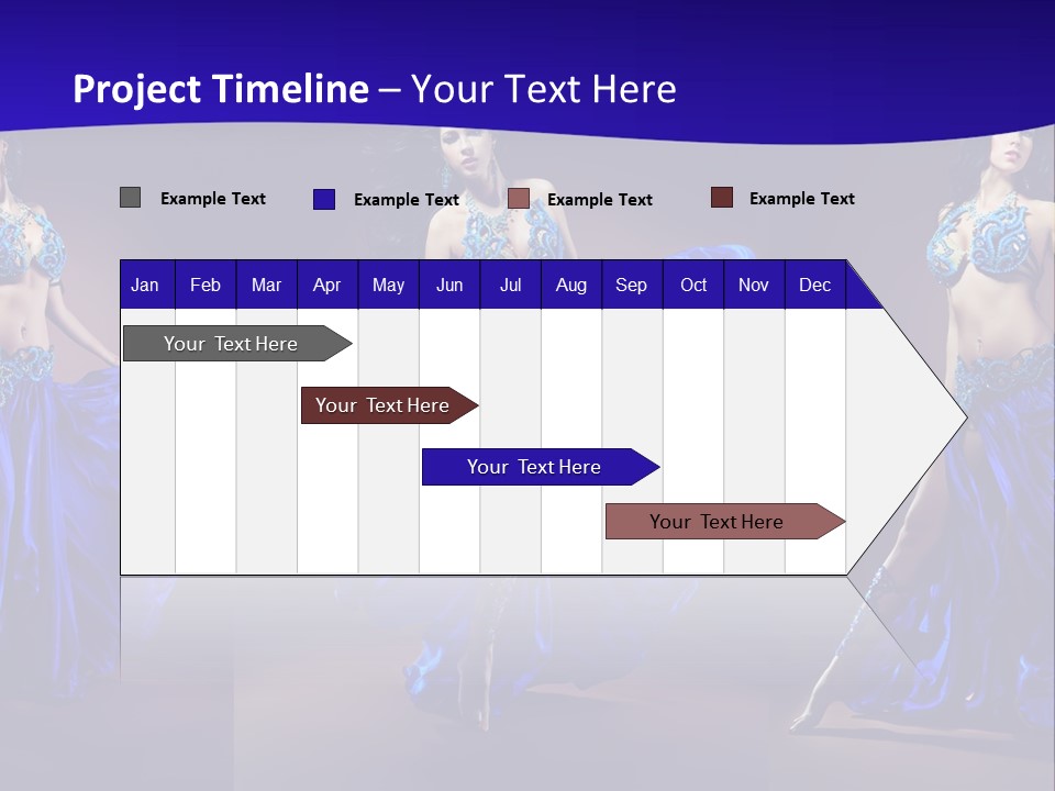 Oriental Dance Arabic Abdomen PowerPoint Template