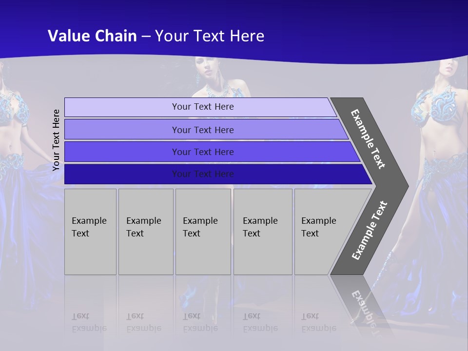 Oriental Dance Arabic Abdomen PowerPoint Template