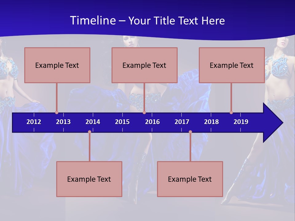 Oriental Dance Arabic Abdomen PowerPoint Template