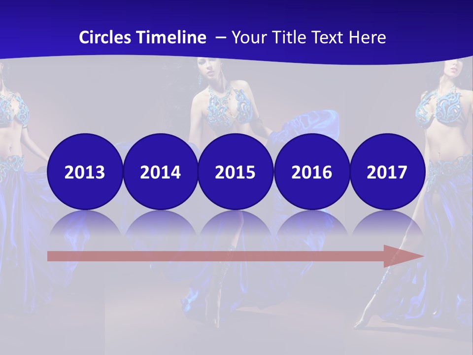 Oriental Dance Arabic Abdomen PowerPoint Template