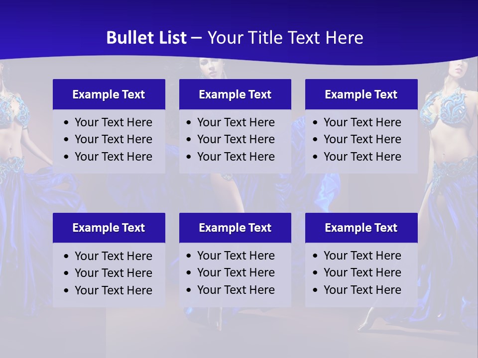 Oriental Dance Arabic Abdomen PowerPoint Template