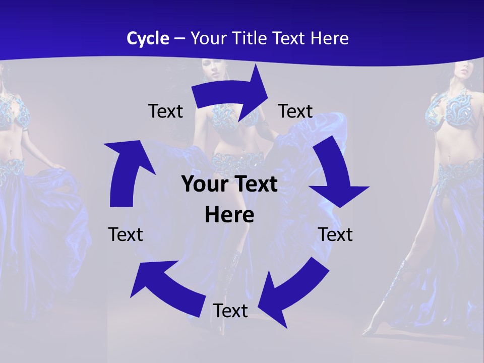 Oriental Dance Arabic Abdomen PowerPoint Template