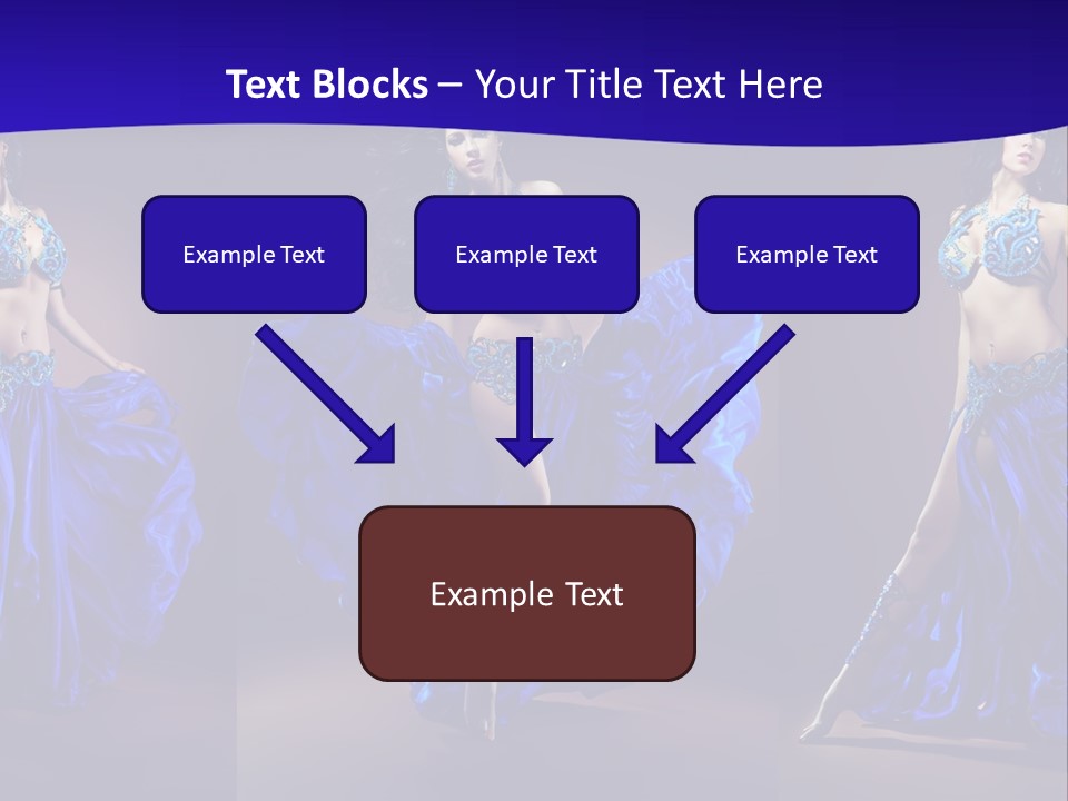 Oriental Dance Arabic Abdomen PowerPoint Template