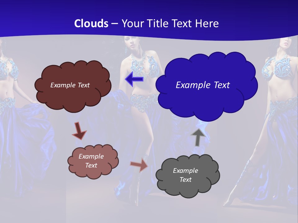 Oriental Dance Arabic Abdomen PowerPoint Template