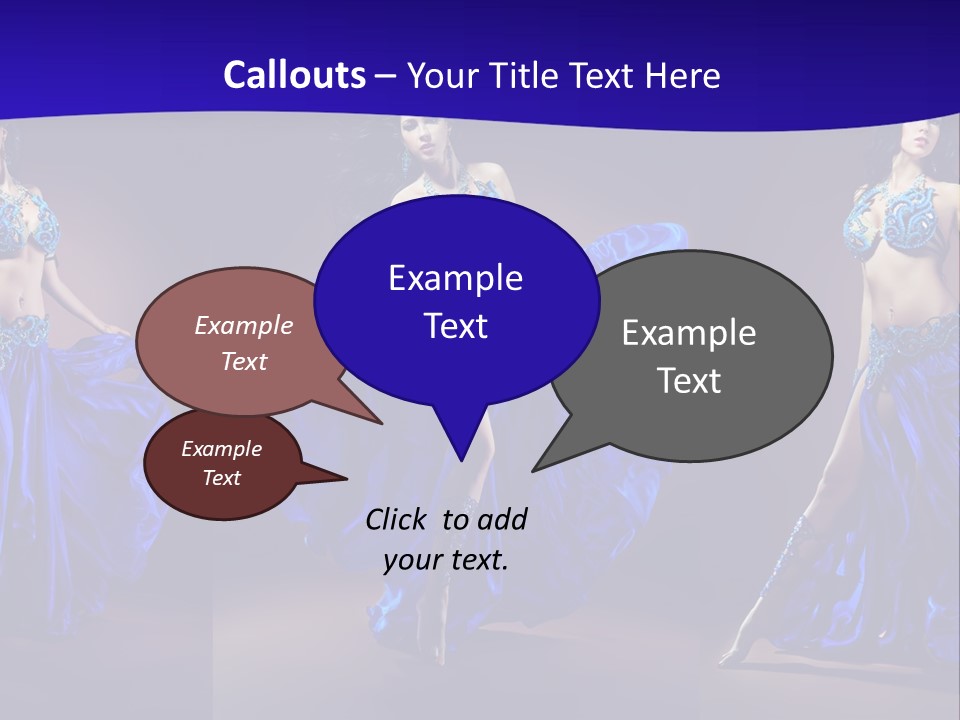 Oriental Dance Arabic Abdomen PowerPoint Template