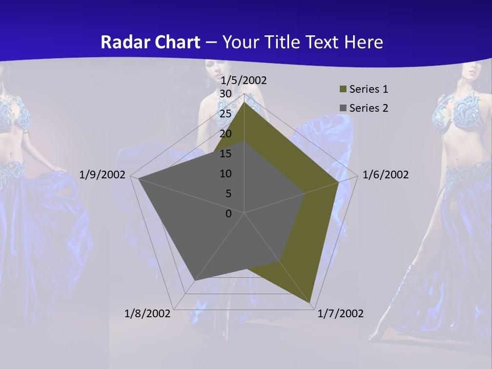 Oriental Dance Arabic Abdomen PowerPoint Template