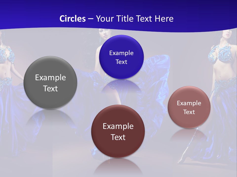 Oriental Dance Arabic Abdomen PowerPoint Template