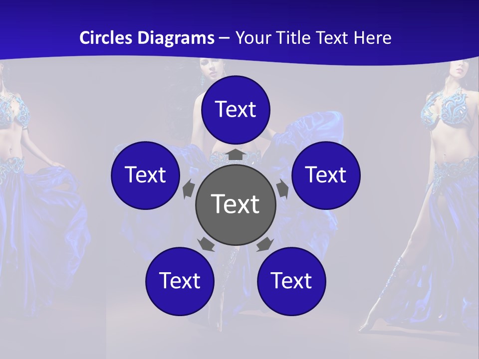 Oriental Dance Arabic Abdomen PowerPoint Template