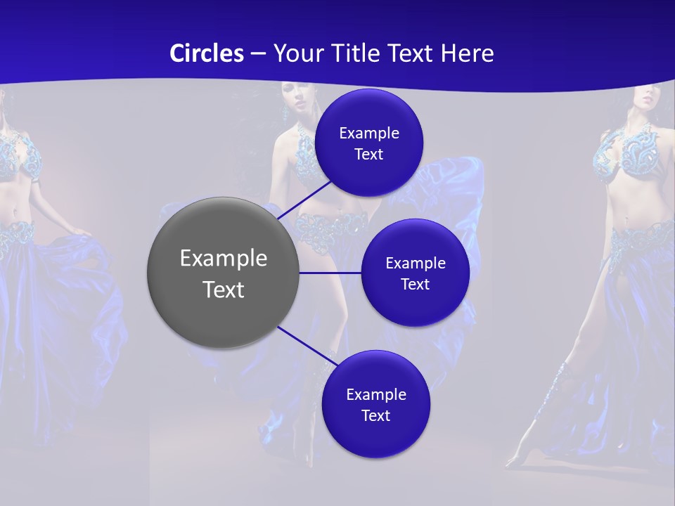 Oriental Dance Arabic Abdomen PowerPoint Template