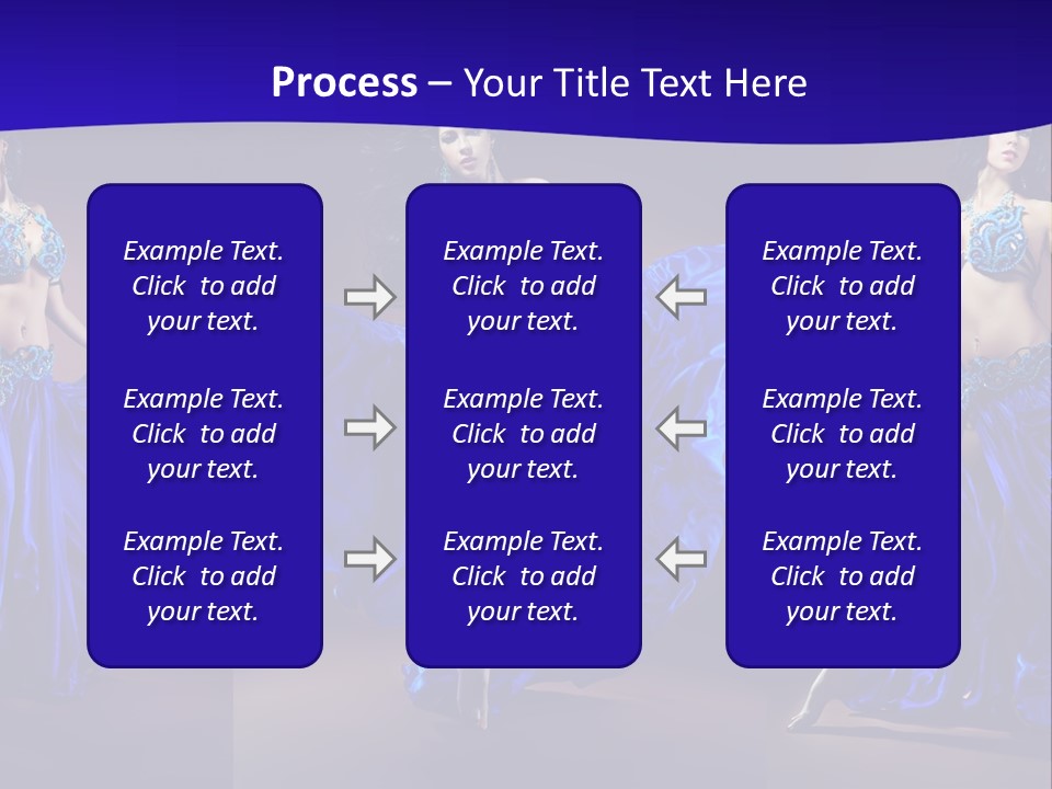 Oriental Dance Arabic Abdomen PowerPoint Template