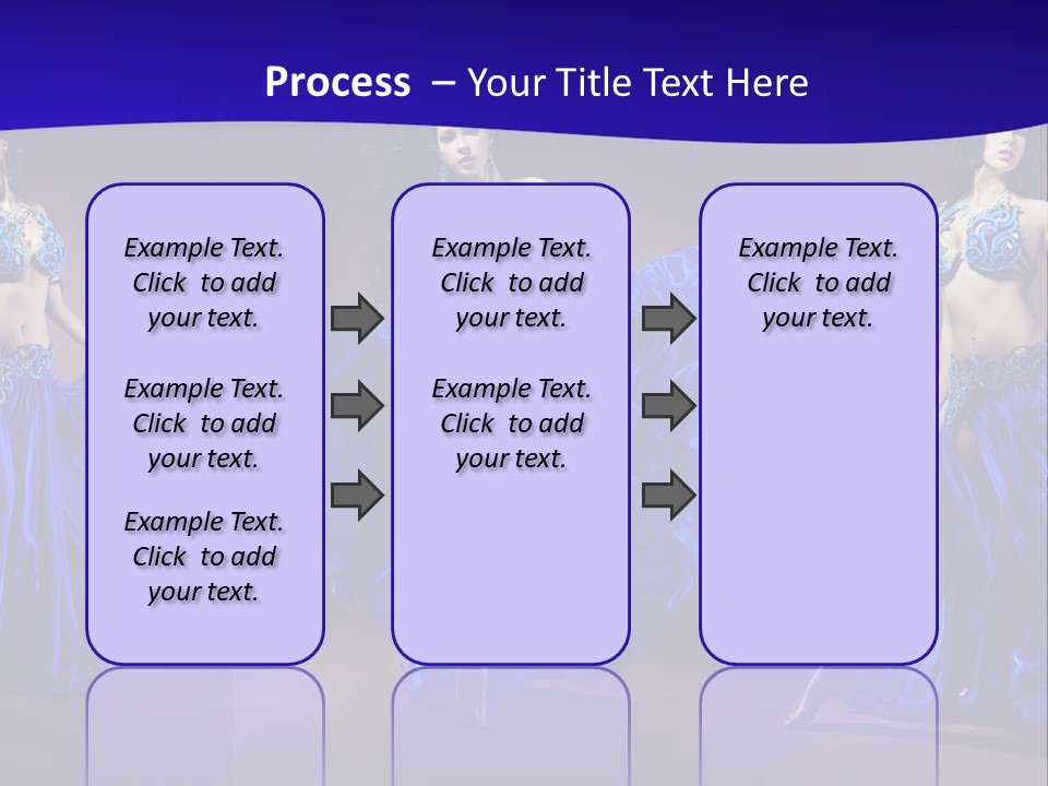 Oriental Dance Arabic Abdomen PowerPoint Template