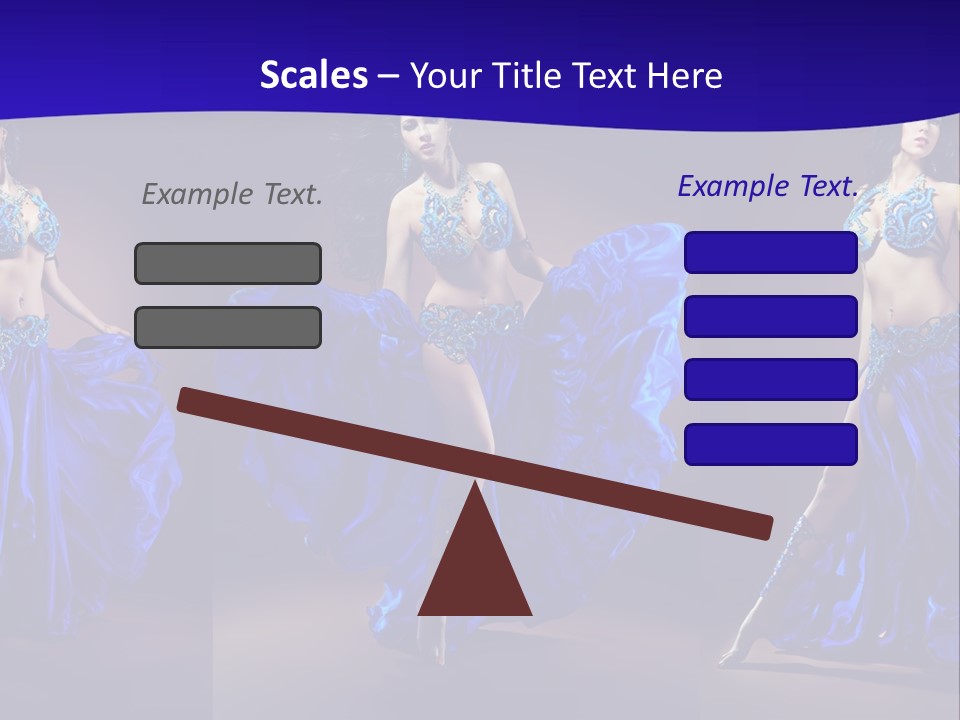 Oriental Dance Arabic Abdomen PowerPoint Template