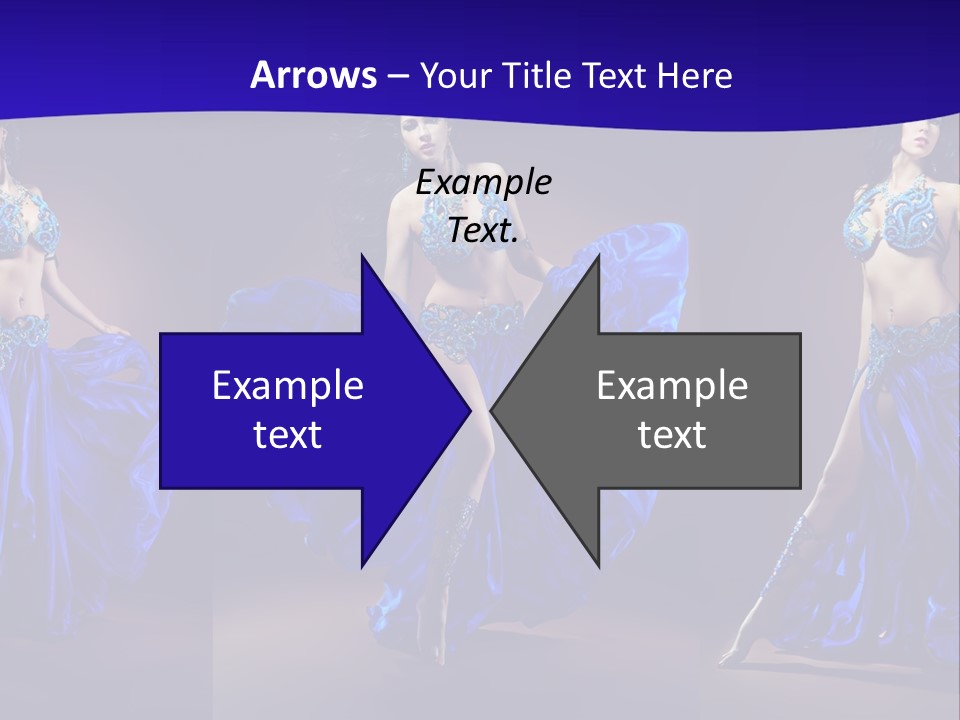 Oriental Dance Arabic Abdomen PowerPoint Template