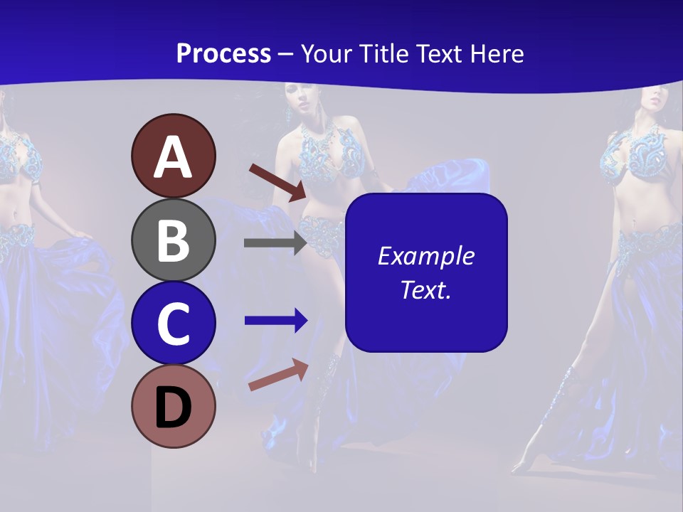 Oriental Dance Arabic Abdomen PowerPoint Template