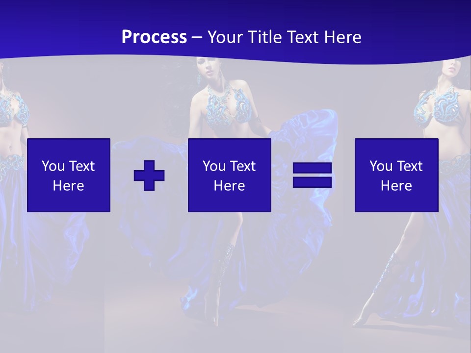 Oriental Dance Arabic Abdomen PowerPoint Template