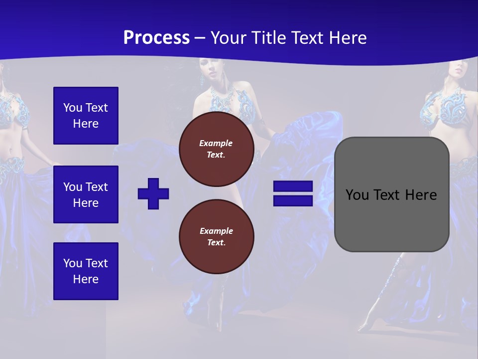 Oriental Dance Arabic Abdomen PowerPoint Template