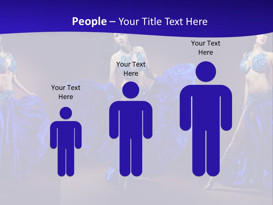 Oriental Dance Arabic Abdomen PowerPoint Template