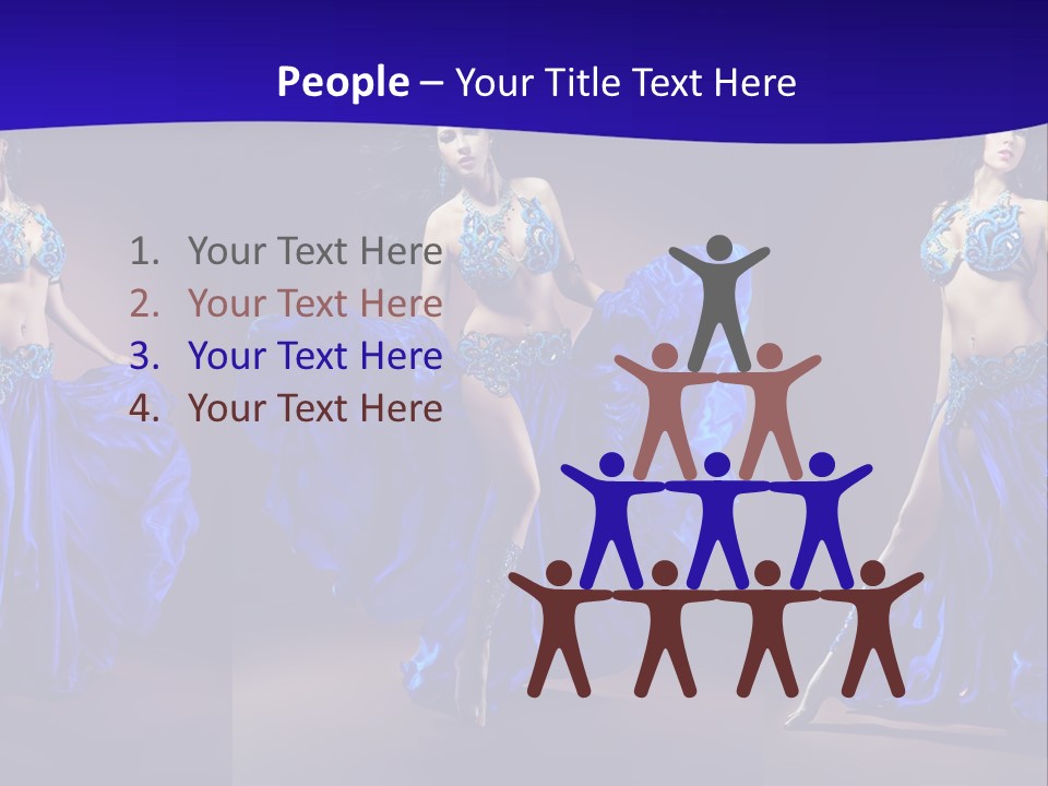 Oriental Dance Arabic Abdomen PowerPoint Template