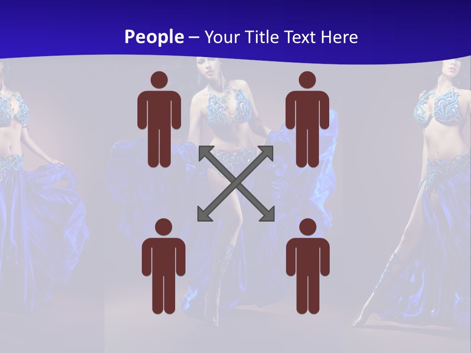 Oriental Dance Arabic Abdomen PowerPoint Template