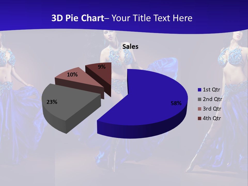Oriental Dance Arabic Abdomen PowerPoint Template